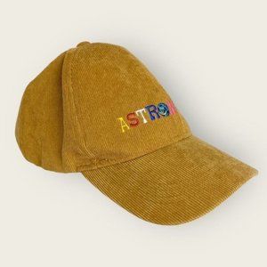 Travis Scott Astroworld Corduroy Baseball Cap Corduroy Baseball Cap
